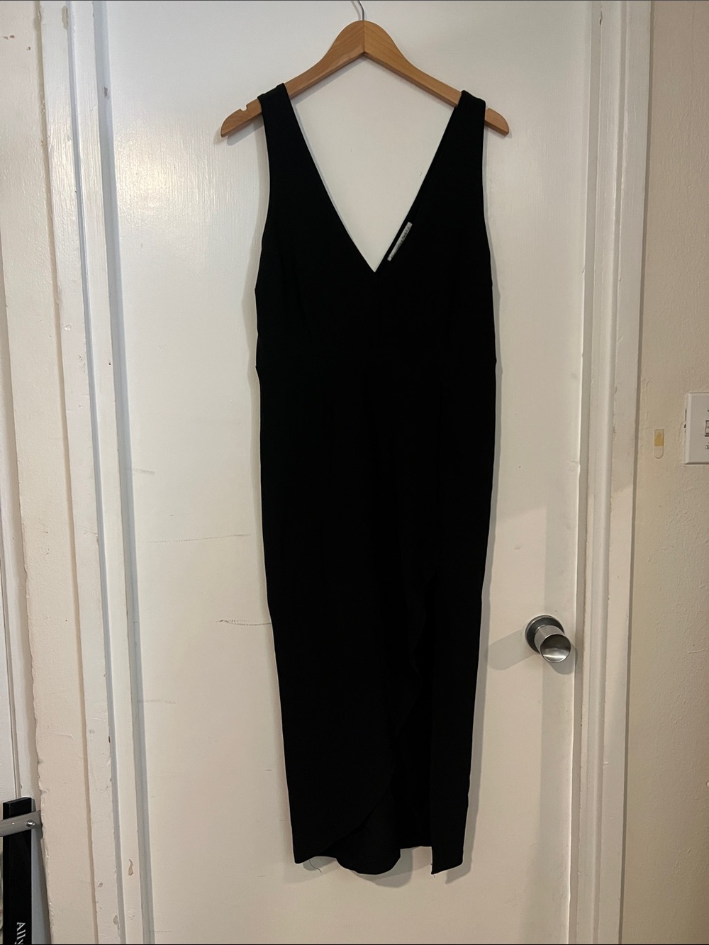Abercrombie and Fitch Black Midi Dress